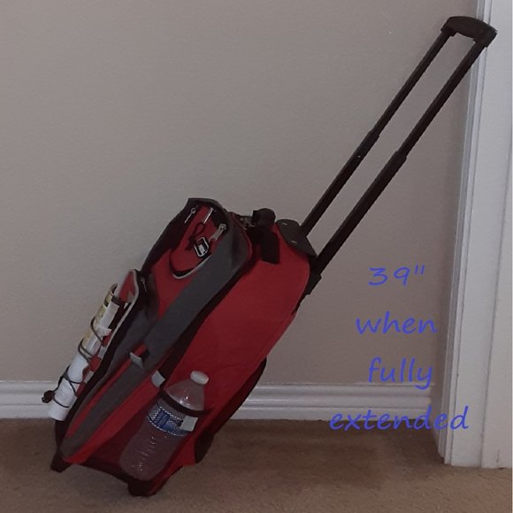 Carry On Backpack with Wheels Rolling Backpack Travel Backpack - Picture 2 of 13